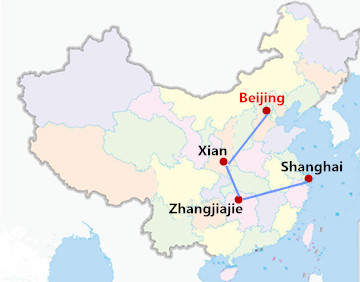 10 Days Beijing Xian Zhangjiajie Shanghai Tour