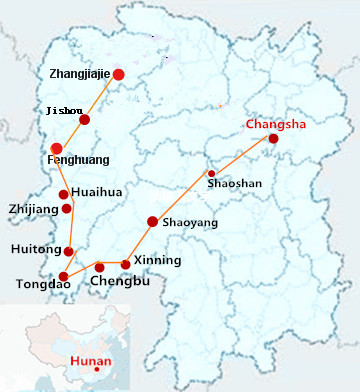 9 Days  Highlights HunanTour
