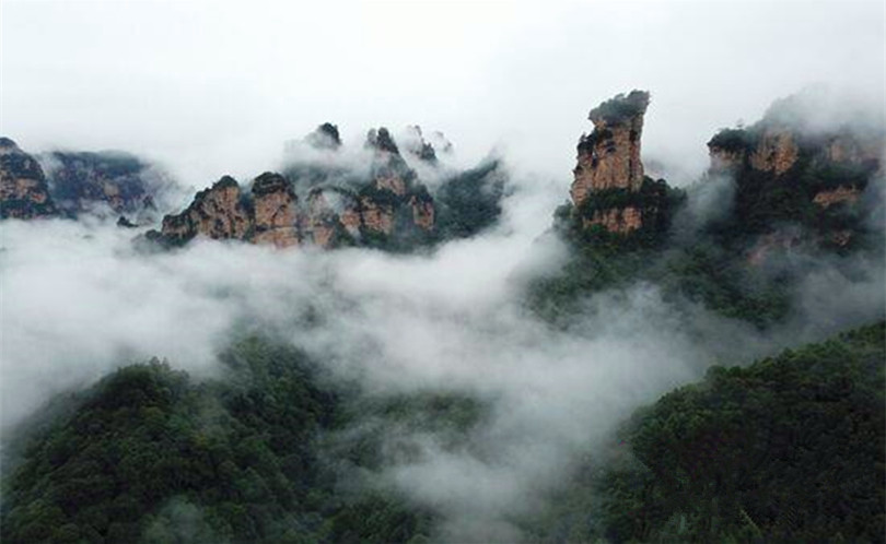 Cloud Sea of Tianzi Mountain