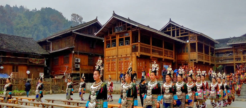 6 Days Kaili Zhaoxing Jiabang Huangguoshu Getu Tour