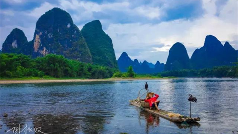 Cormorant Fishing On Li River