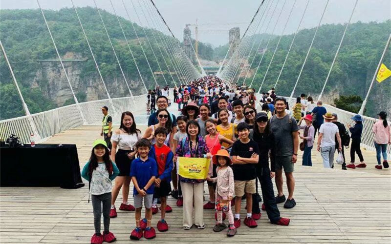 Australia Tourist Group traveled in Zhangjiajie