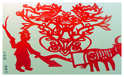 Shaanxi  folk paper cutting