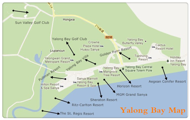 Yalong_Bay_Map