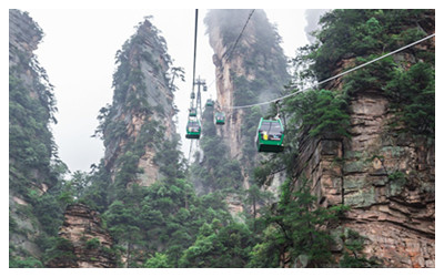 Huangshizhai Cable Car