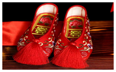 Chinese embroidered shoes