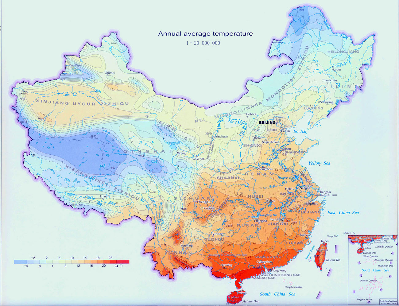 China Climate Map