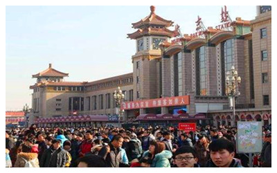 Train Travel Rushes in China