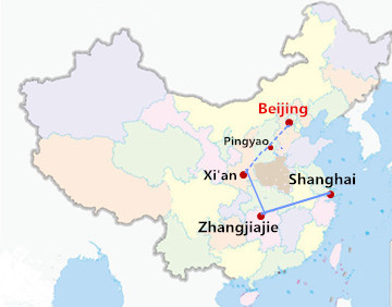 12 Days Beijing-Pingyao-Xian-Zhangjiajie-Shanghai